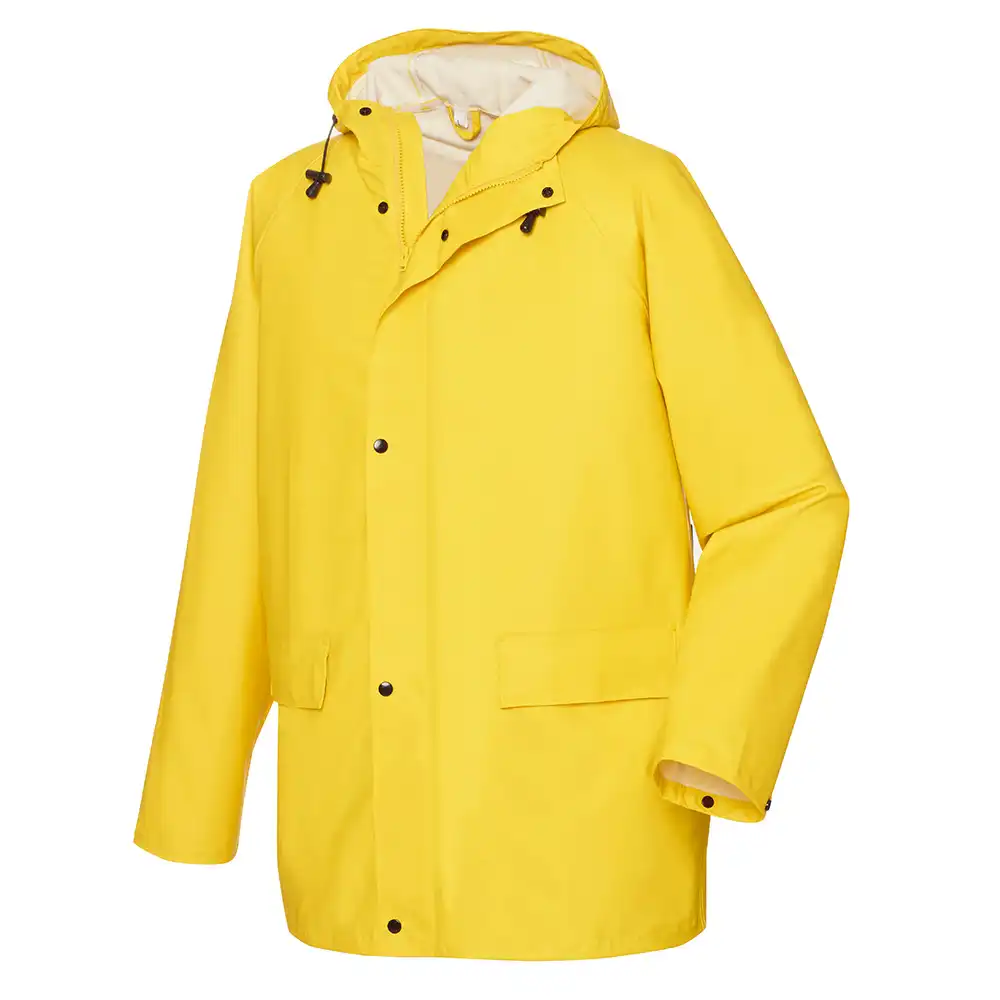 PU-Regenjacke "LIST" in gelb, XL - Thumbnail 1