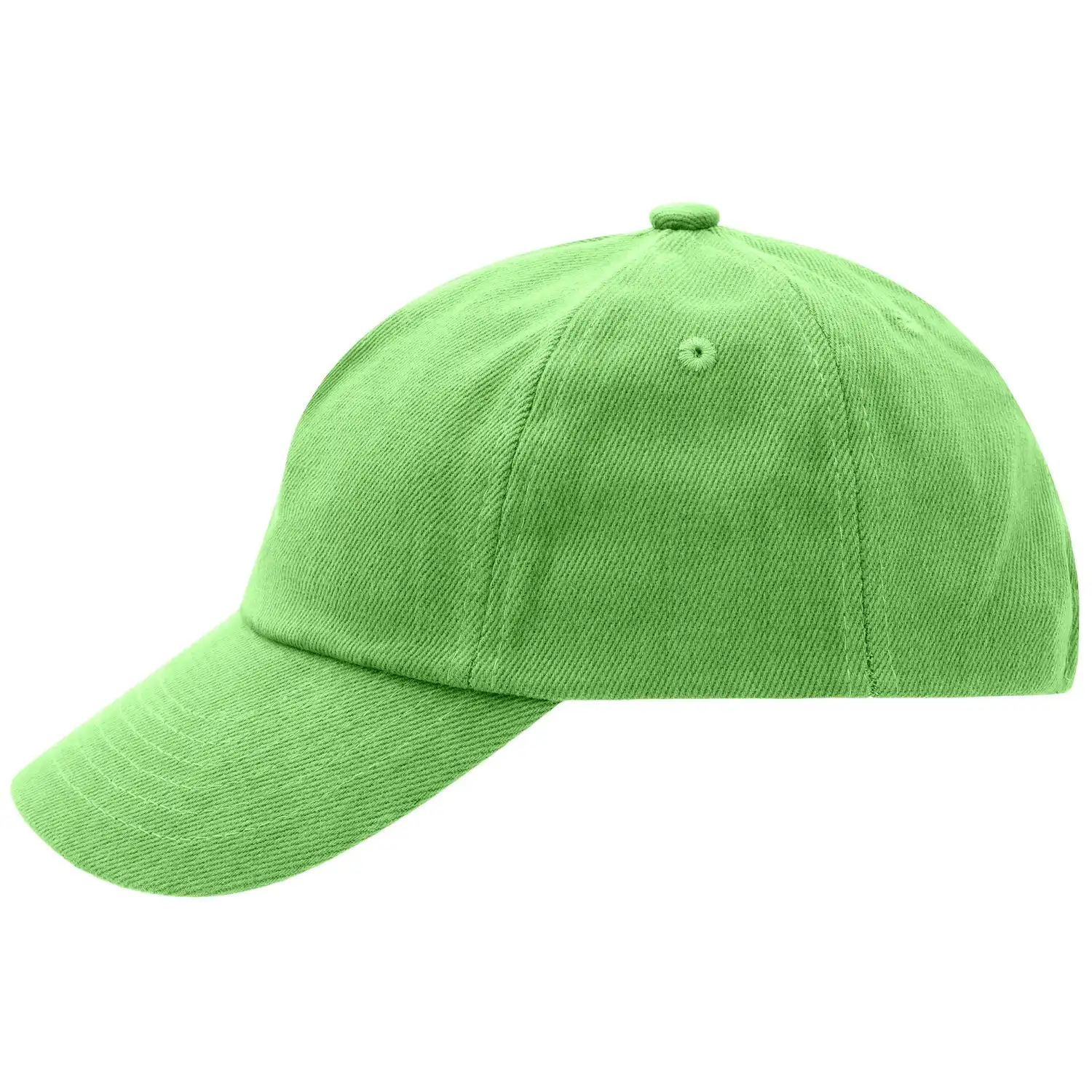 Kinder Basecap "MB7010" 5-Panel in lime green - Thumbnail 1