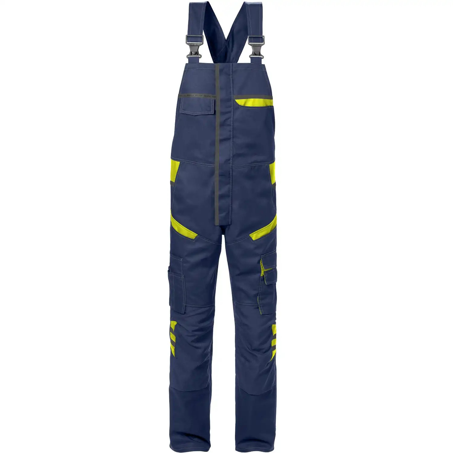 Latzhose "1555 STFP" Fusion Skarup in marine/gelb, C54 - Thumbnail 1