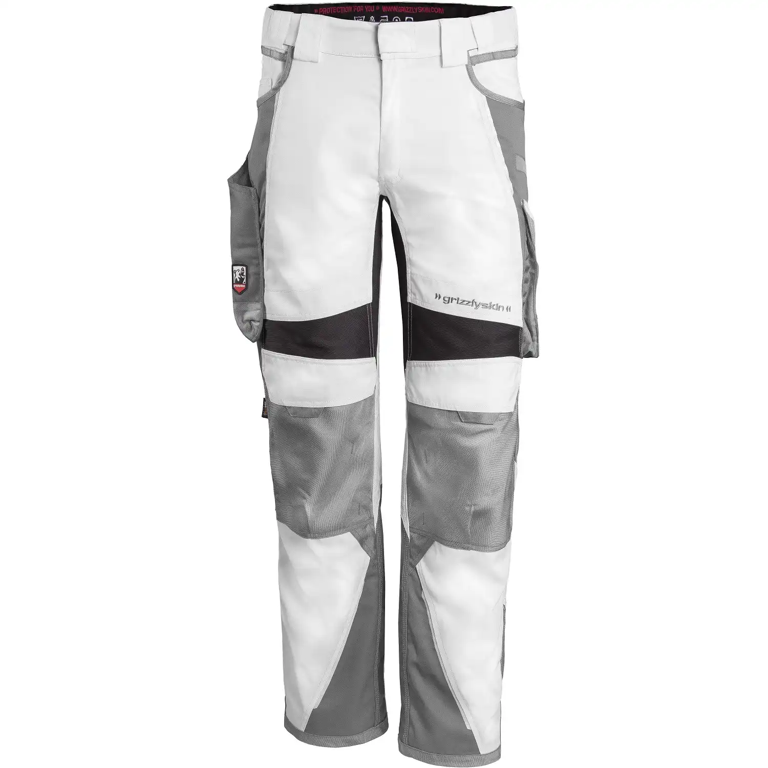 Bundhose "IRON" in weiß/grau, N54 - Thumbnail 1