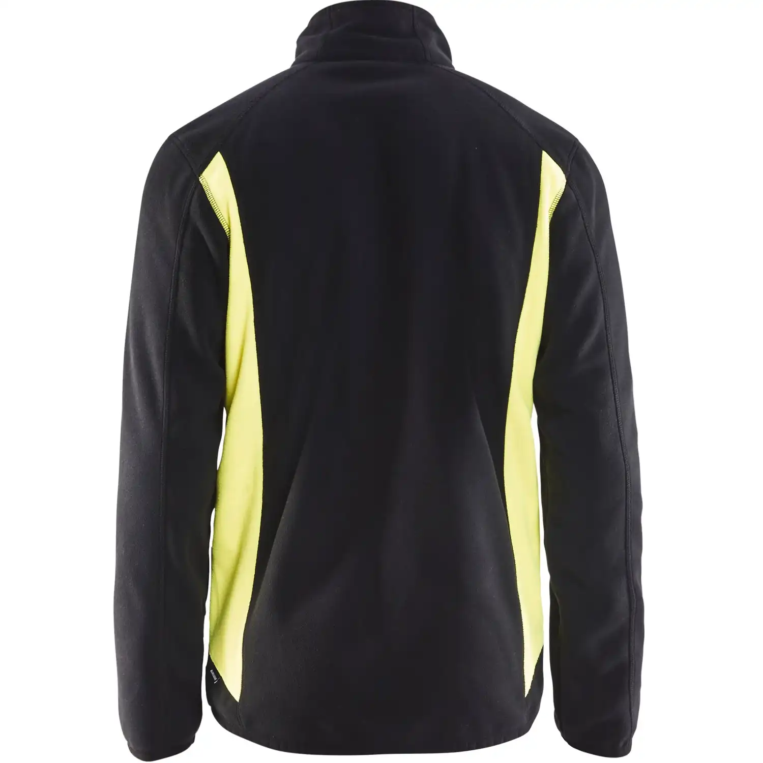 Fleecejacke "4730" in schwarz/gelb, 4XL - Thumbnail 2