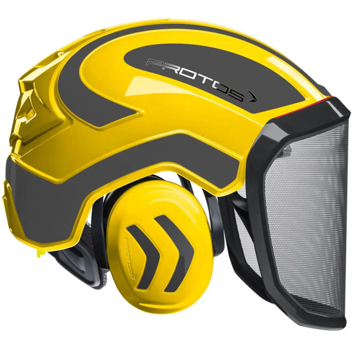 Forsthelm "INTEGRAL FOREST" fein F39 in gelb/grau - Thumbnail 1