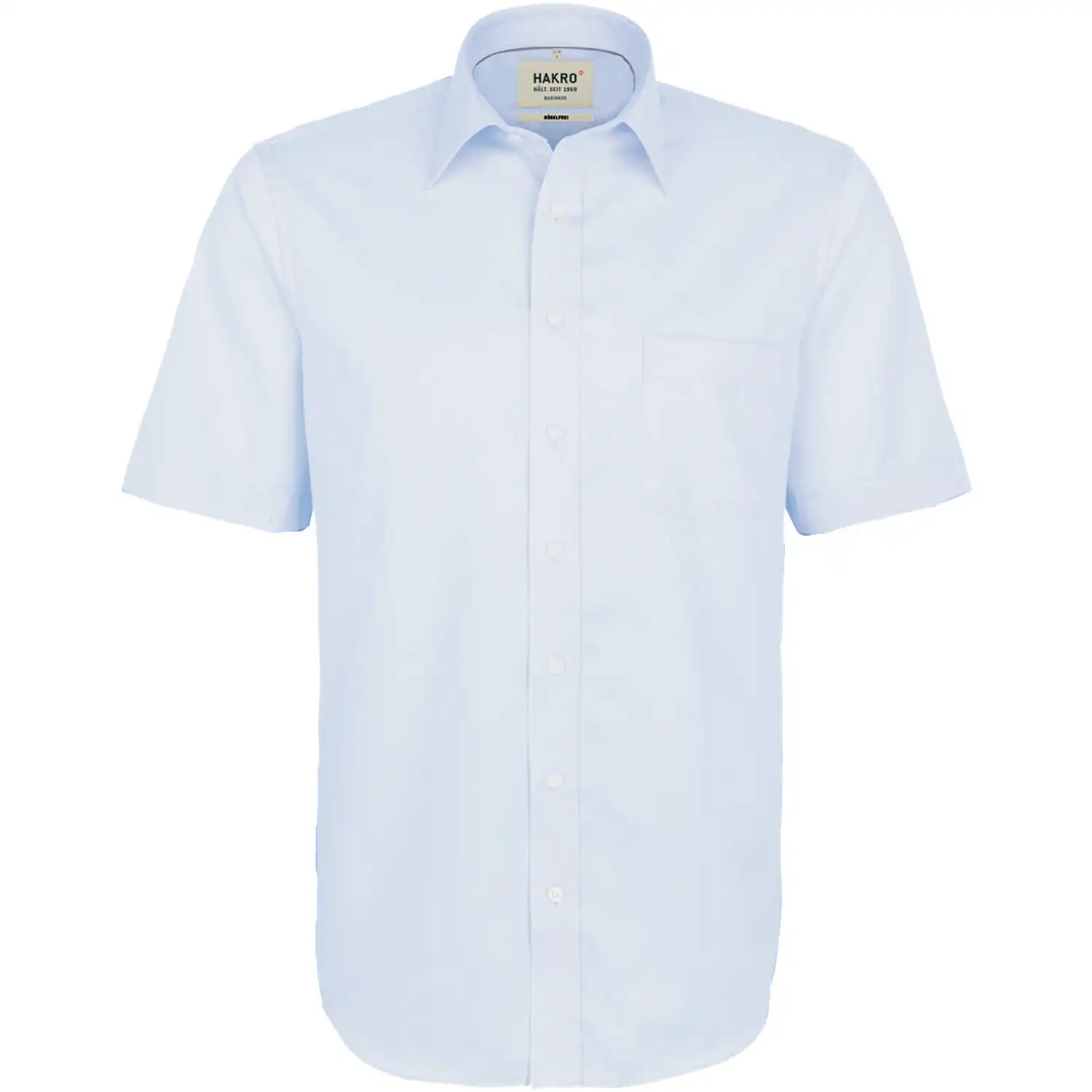 Hemd "BUSINESS Comfort" halbarm 107 in sky blue, S - Bild 1