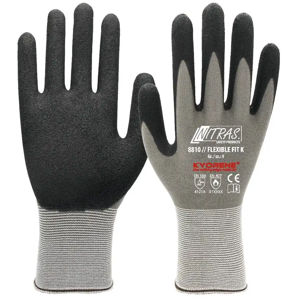Nitril Nylon Handschuhe "FLEXIBLE FIT K" in 10 (XL) - Bild 1