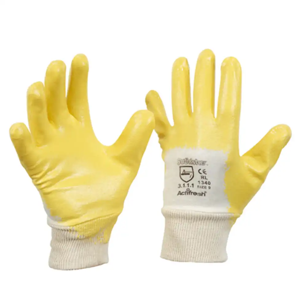 Actifresh® Nitril-Arbeitshandschuhe gelb in 10 (XL) - Thumbnail 1