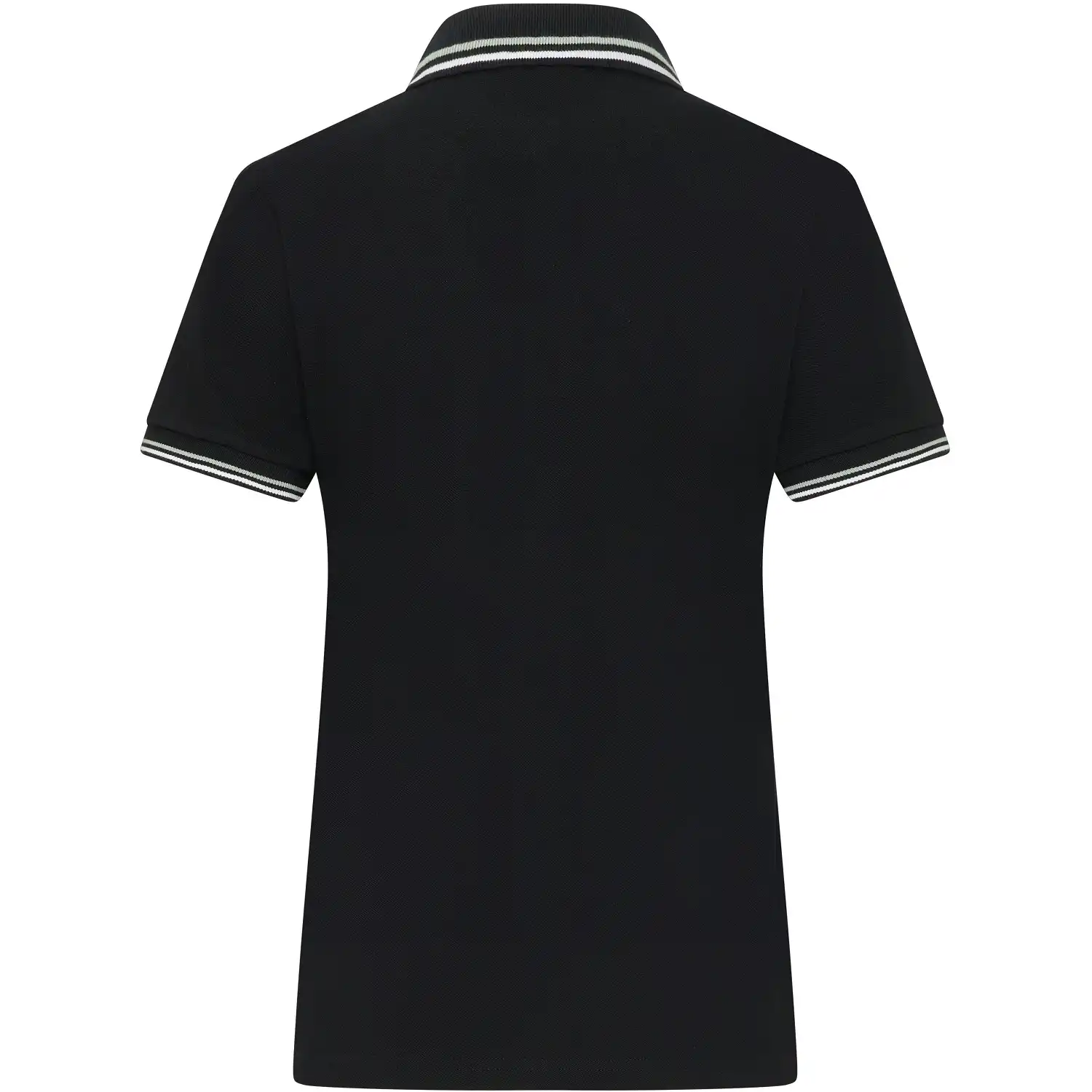 Damen Polo-Shirt "JN1305" in black/white/grey, L - Thumbnail 2