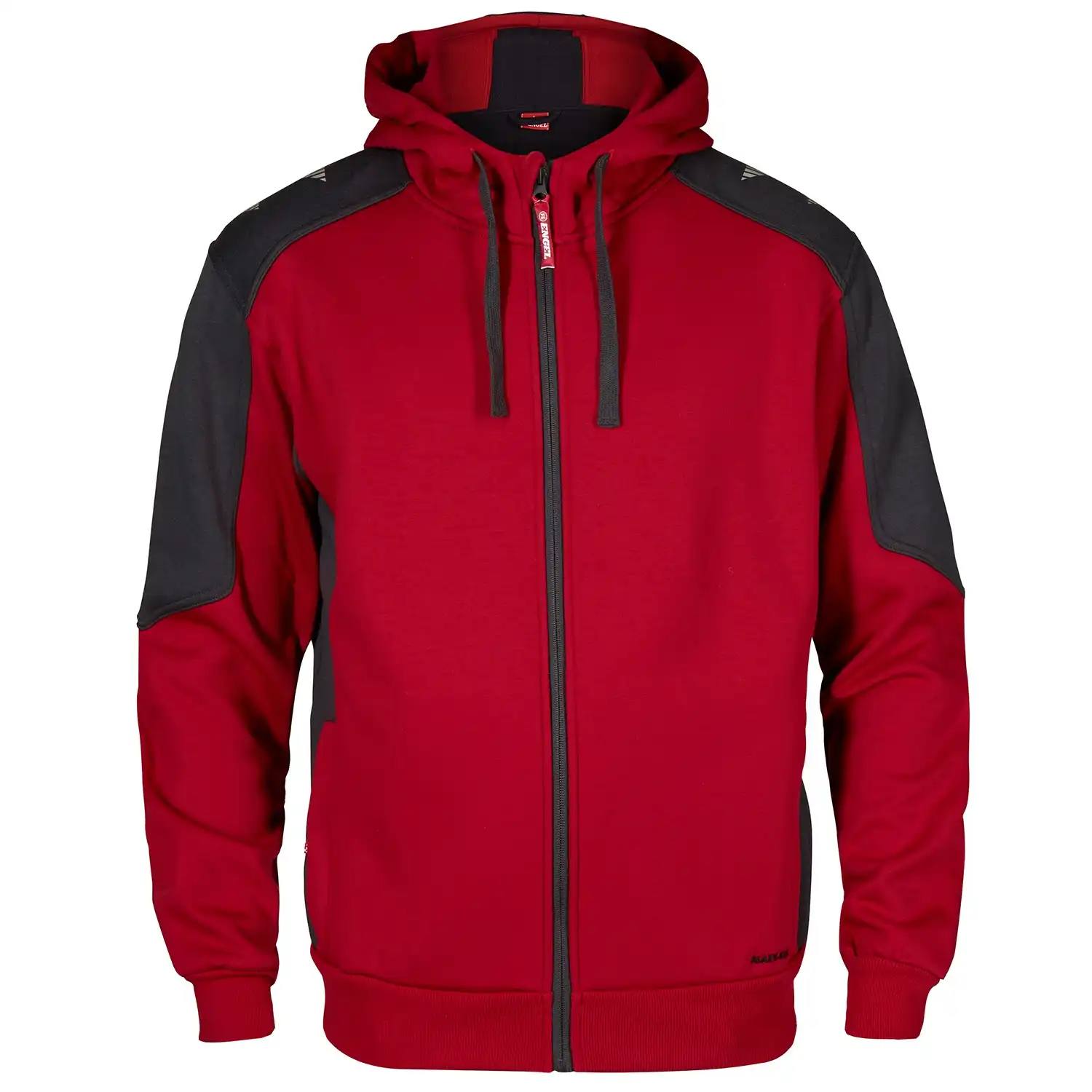 Kapuzen Sweatshirt "8820-233" Galaxy in rot/grau, M - Thumbnail 1