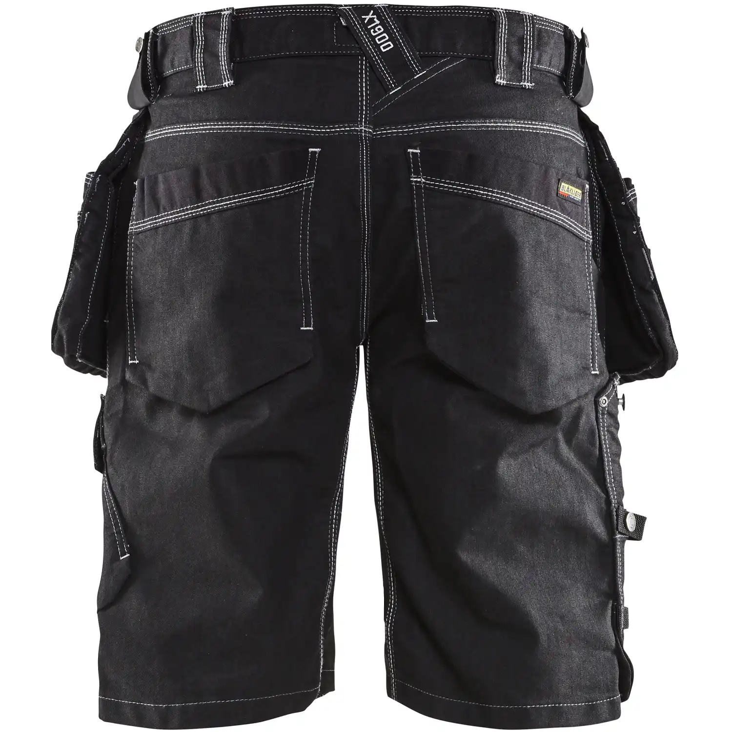 Stretch Handwerker Jeans-Shorts "X1900" in schwarz, C44 - Thumbnail 2