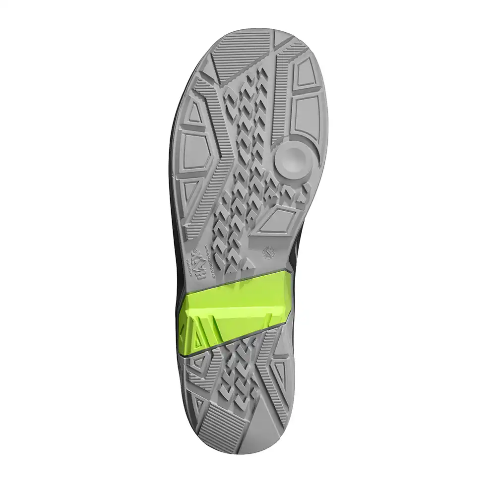 Sicherheitshalbschuhe S1 "Safety T low" grey-citrus CONNEXIS  in UK 7 (EU 41) - Thumbnail 3