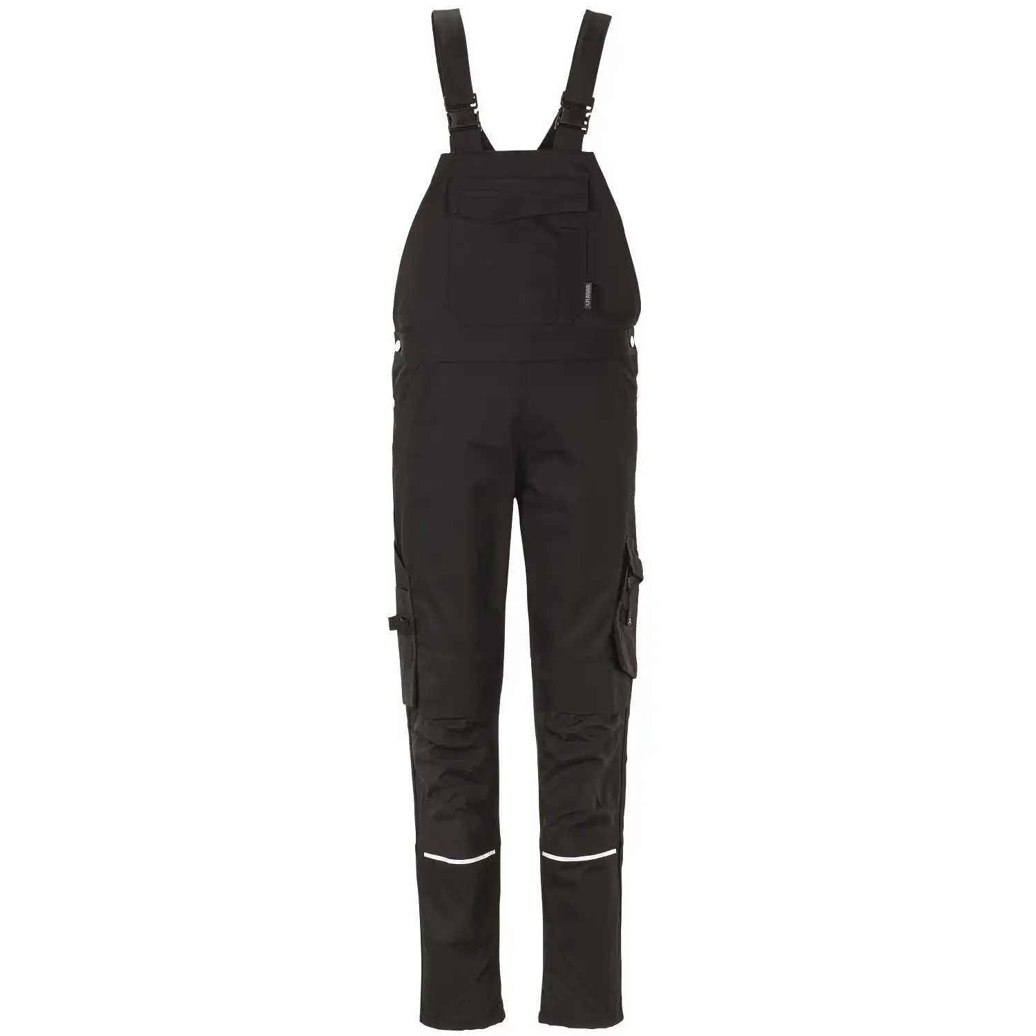 Damen Stretch-Latzhose "Norit" in schwarz/schwarz, 46 - Bild 1