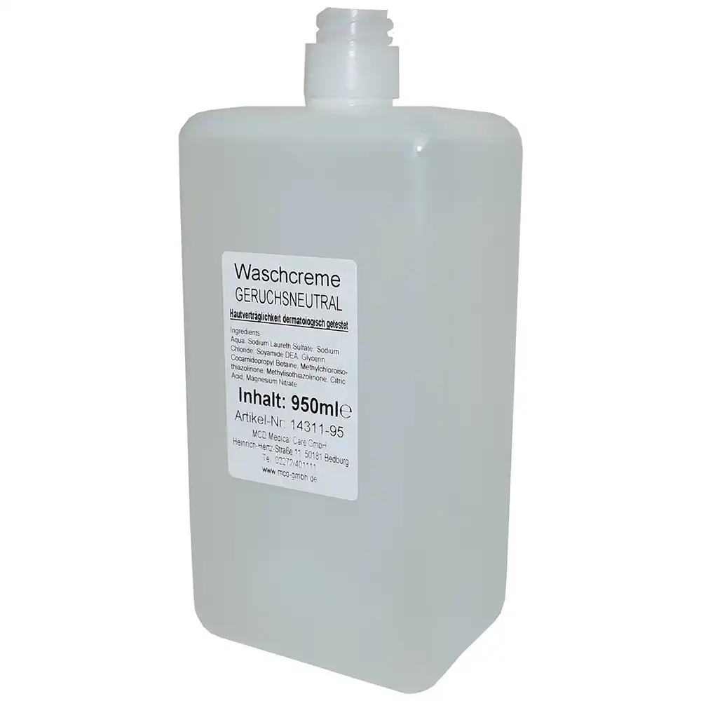 Waschcreme farblos | 950ml-Euroflasche - Bild 1