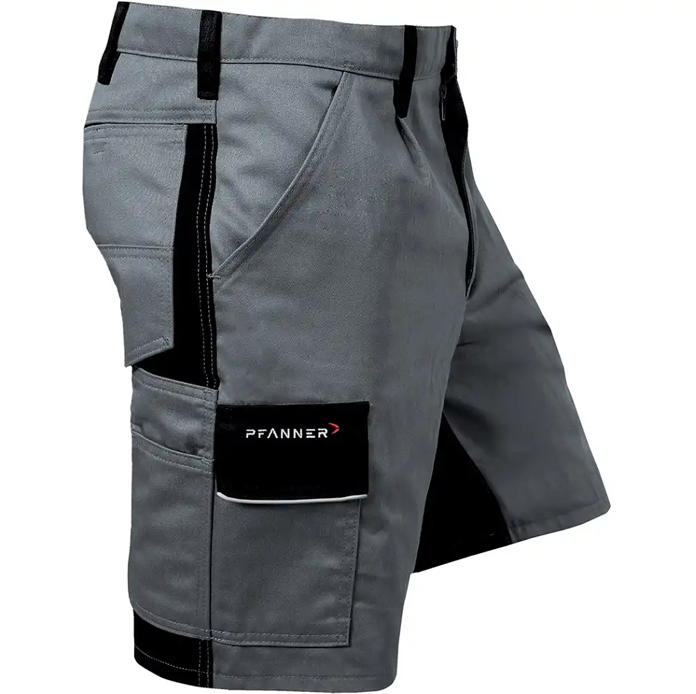 Shorts "StretchZone" in grau/schwarz, 48 - Bild 1
