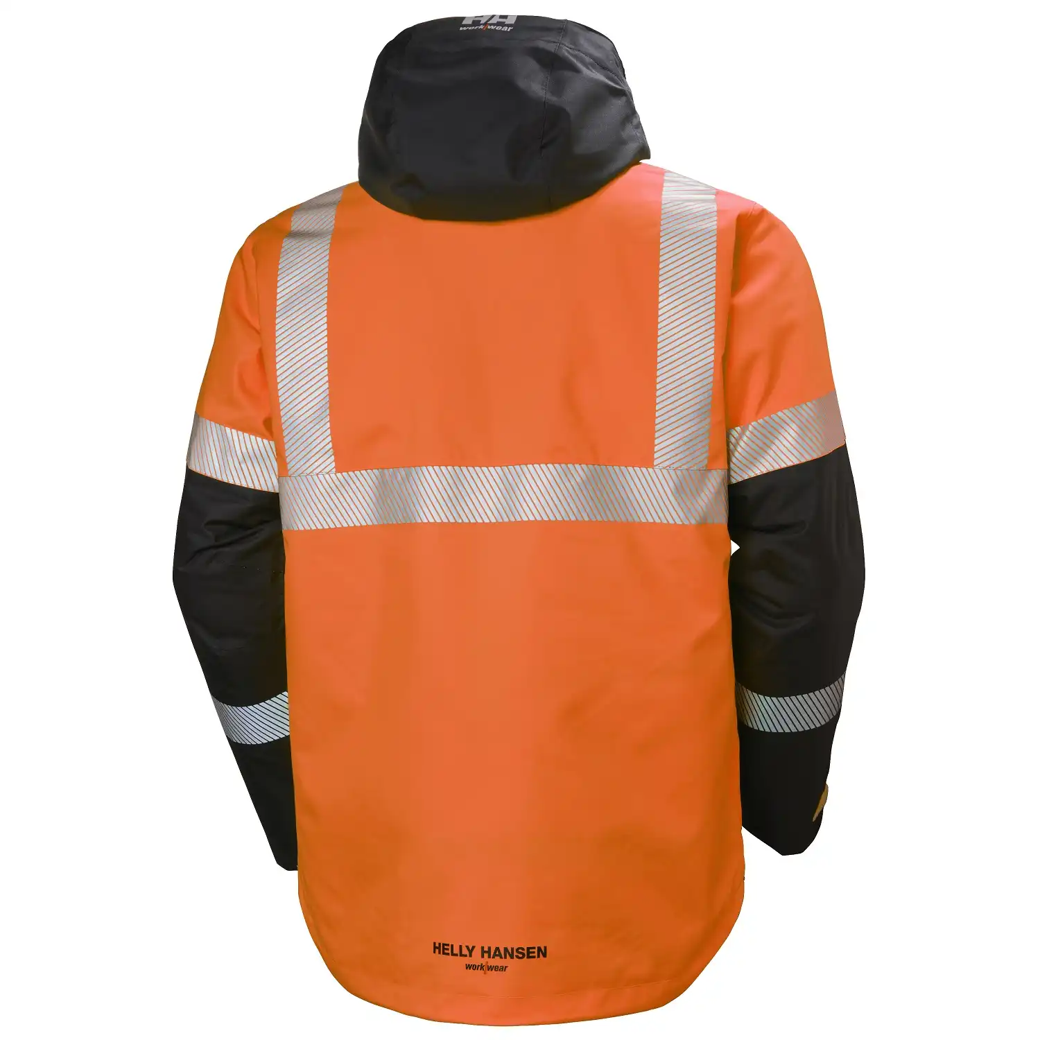 Warnschutz Winterjacke "ICU" in orange/schwarz, XL - Thumbnail 2