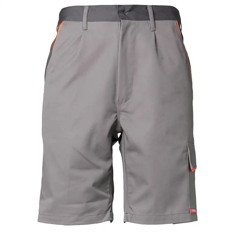 Arbeitsshorts "VISLINE" in zink/orange/schiefer, 4XL - Bild 1