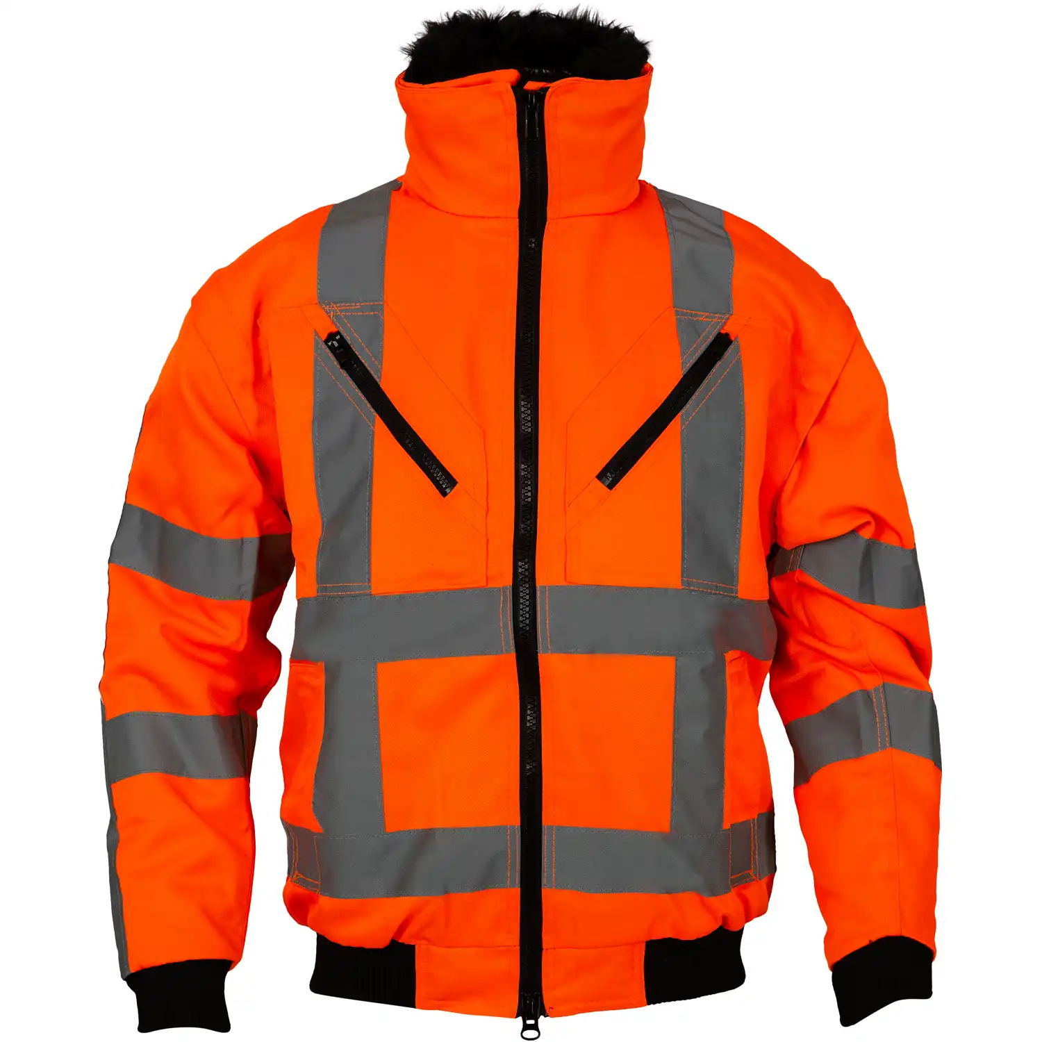 Warnschutz Pilotenjacke 4-in-1 "AKA" 0966 Essential orange in M - Thumbnail 1