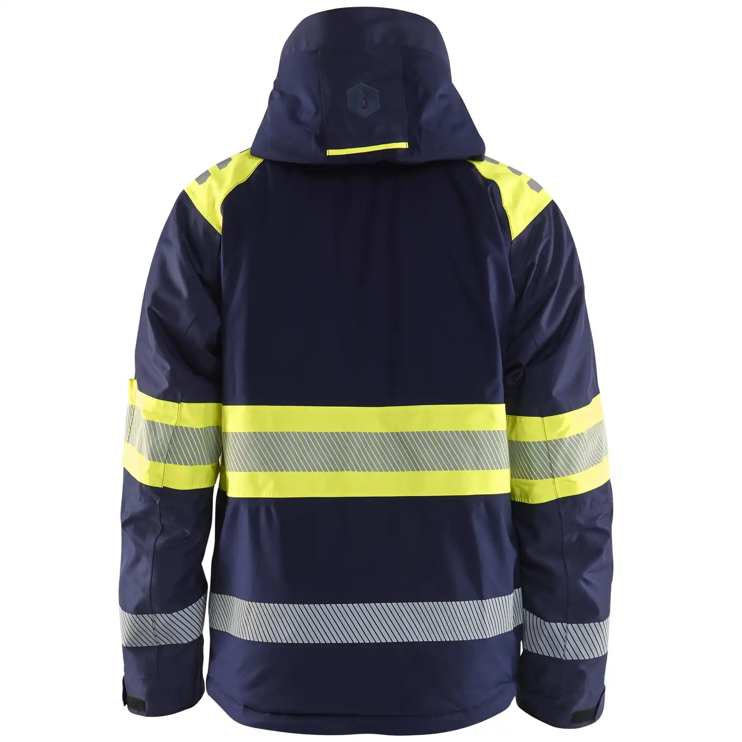 Warnschutz Winterjacke Kl. 1 "4480" in marine/gelb, M - Thumbnail 2
