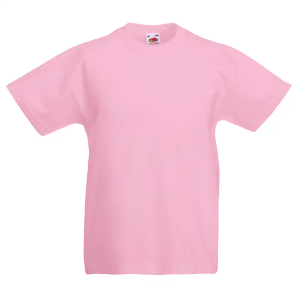 Kinder T-Shirt "F140K" 100% Baumwolle Valueweight in light pink, 140 - Thumbnail 1