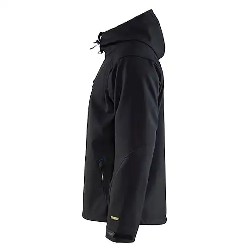 Softshelljacke "4949" in 802 schwarz/blau, XL - Thumbnail 3