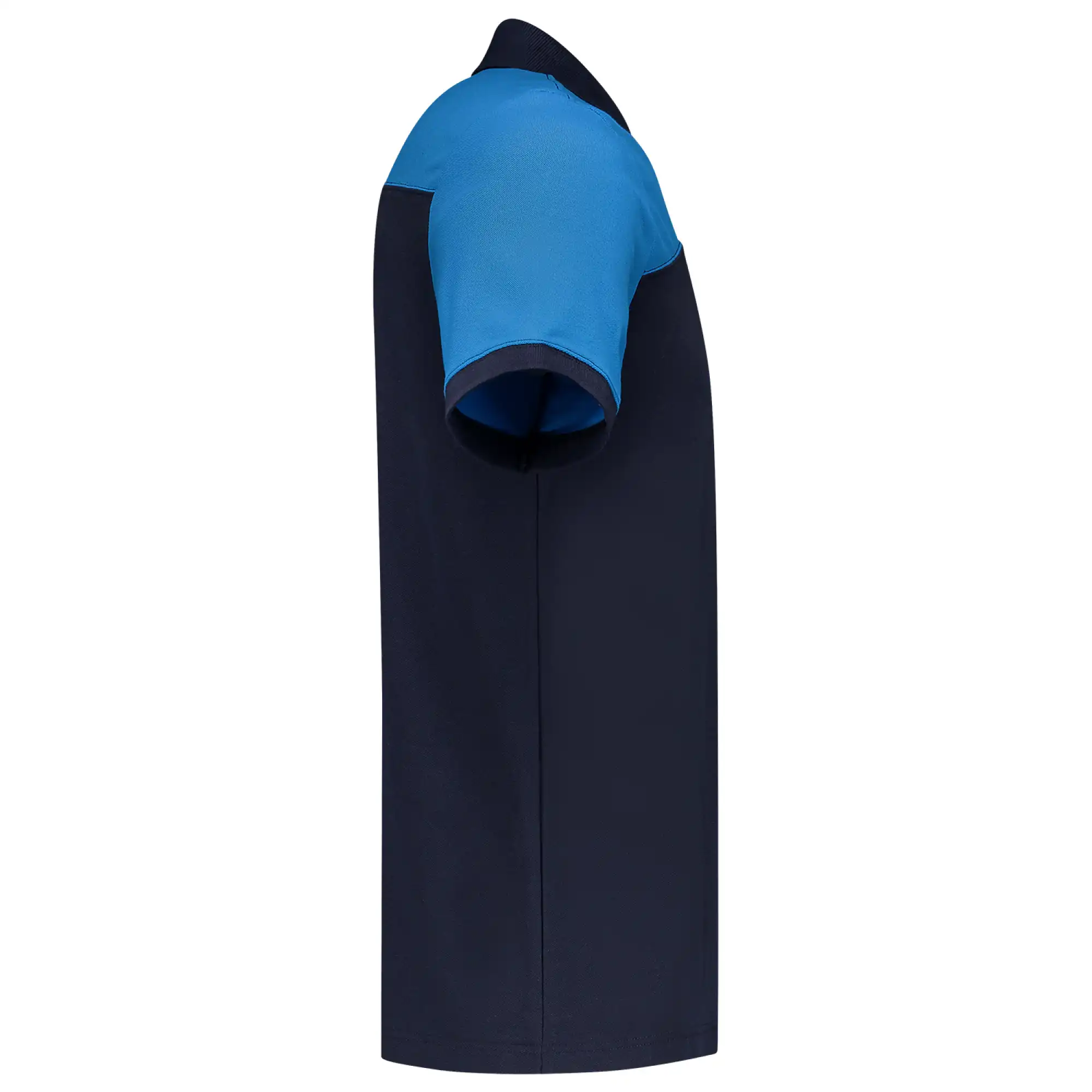 Polo-Shirt Bicolor "202006" Workwear in ink/turquoise, XL - Thumbnail 4