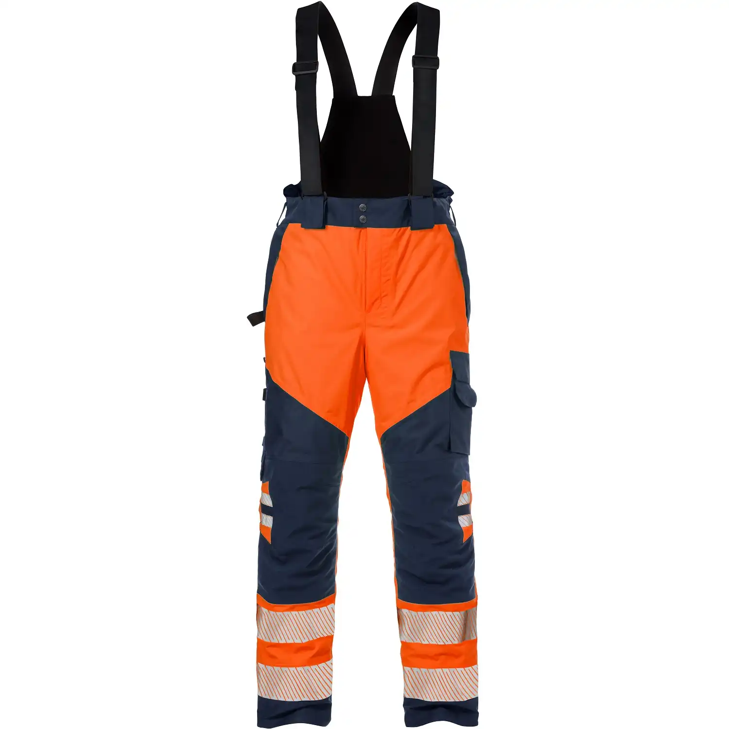Warnschutz Regenhose "2515 GTT" in orange/marine, M - Thumbnail 1