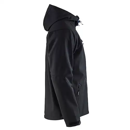 Softshelljacke "4949" in 802 schwarz/blau, 3XL - Thumbnail 4