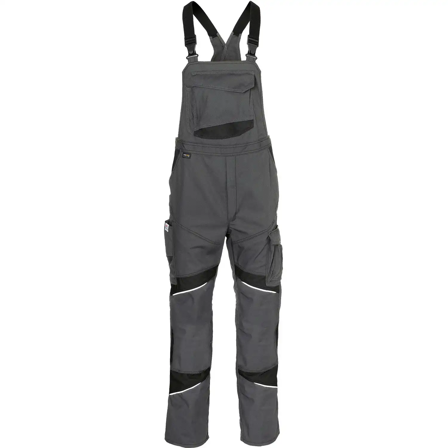 Latzhose "ACTIVIQ cotton+" in anthrazit/schwarz, 102 - Bild 1