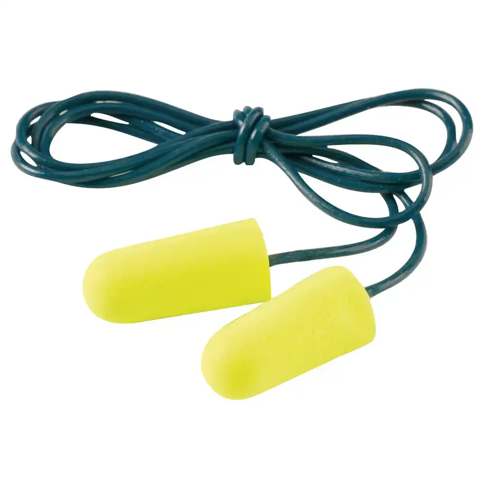 E-A-RSOFT™ Gehörschutzstöpsel Yellow Neons mit Kordel | 200 Paar pro Packung - Thumbnail 1