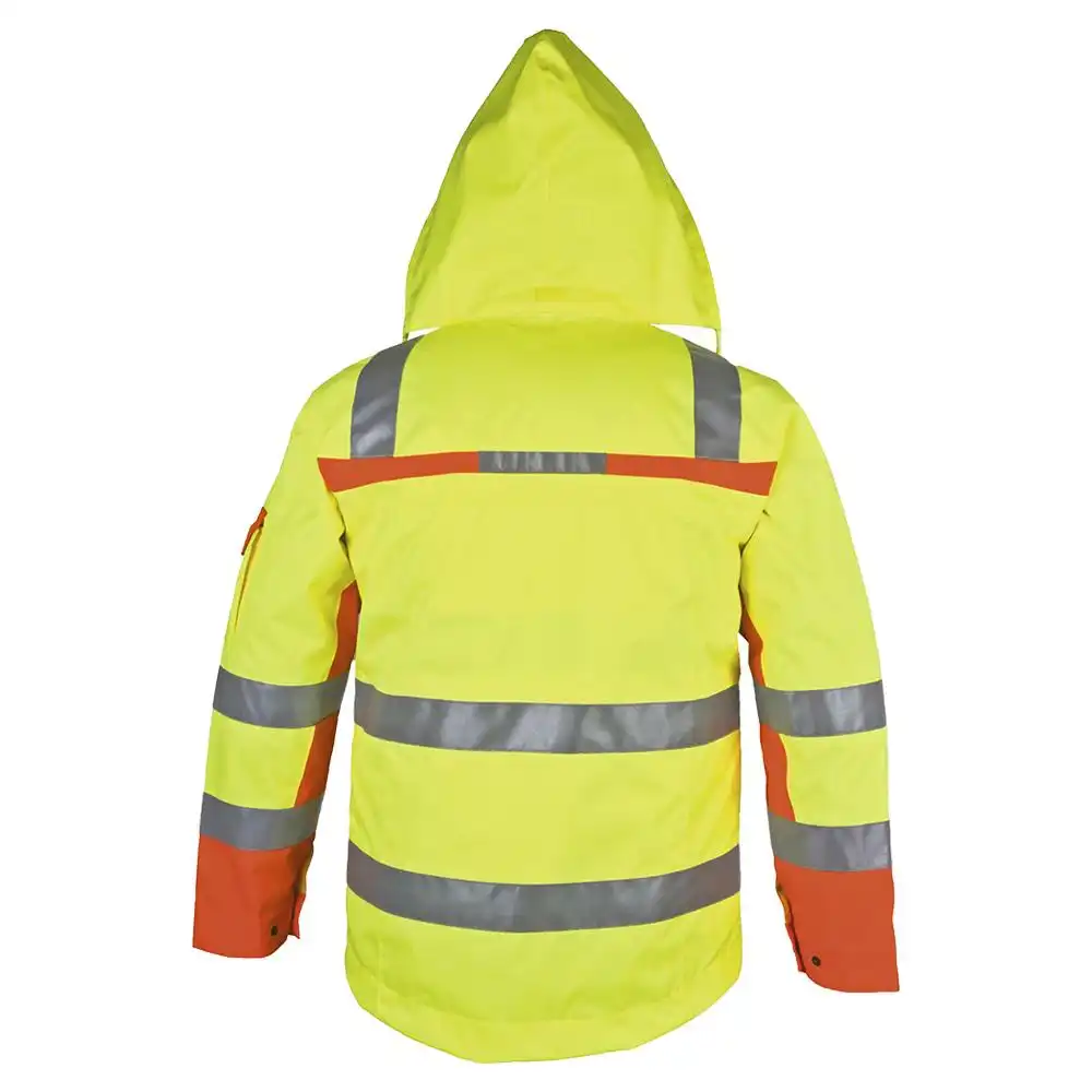 Winter Warnschutzparka 3in1 in gelb/orange, L - Thumbnail 2