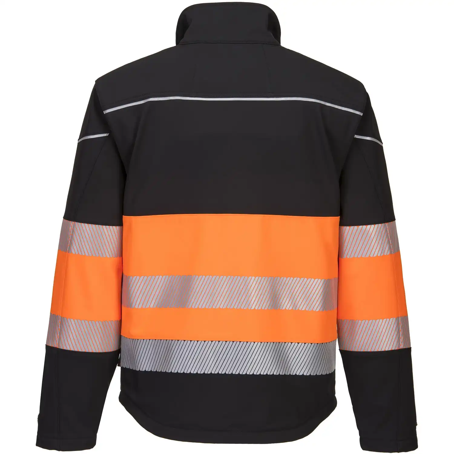 Warnschutz Softshelljacke "PW375" PW3 Kl. 1 in schwarz/orange, L - Thumbnail 2