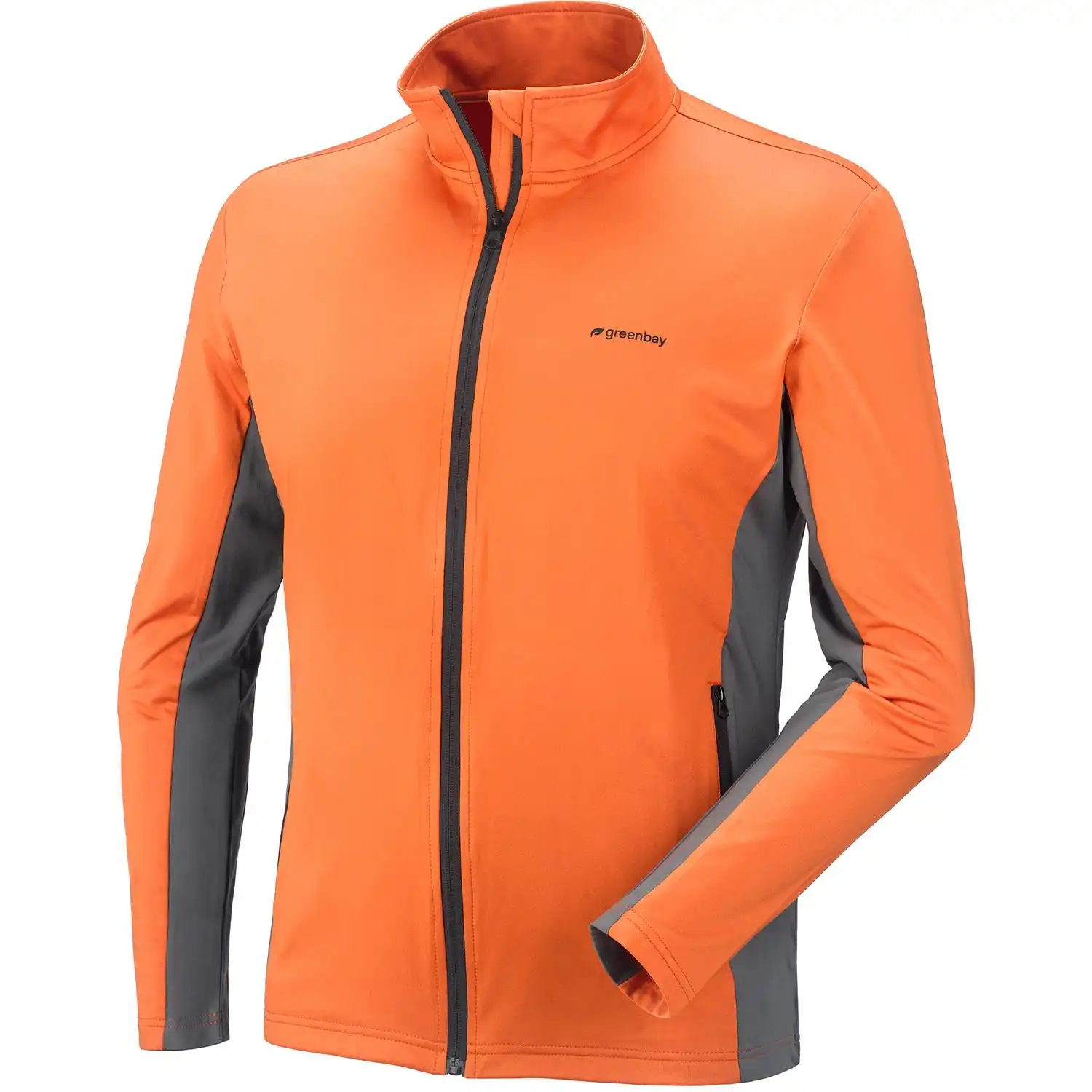 Softshelljacke "CERVINIA" in orange/grau, S - Thumbnail 1