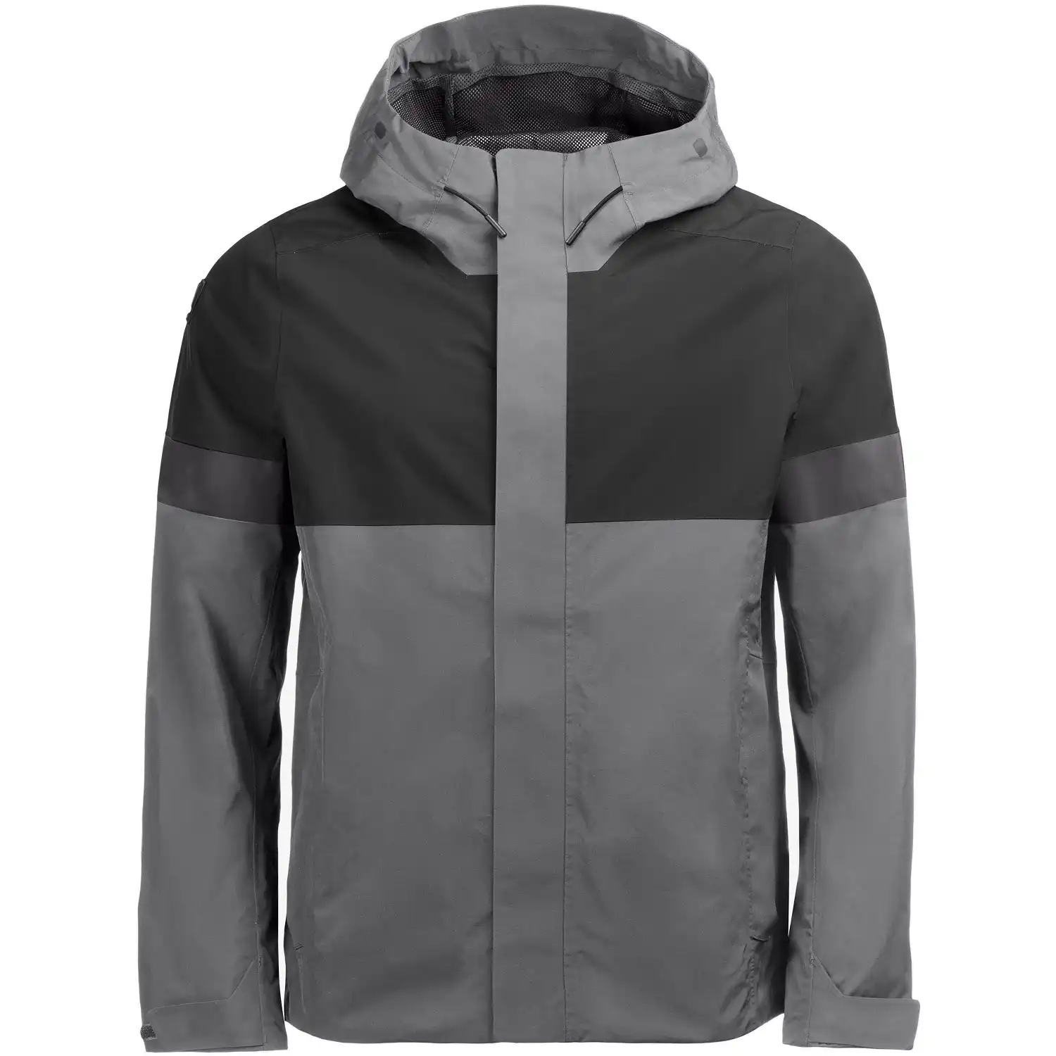 Regenjacke "LUCA" in grau/schwarz, L - Bild 1
