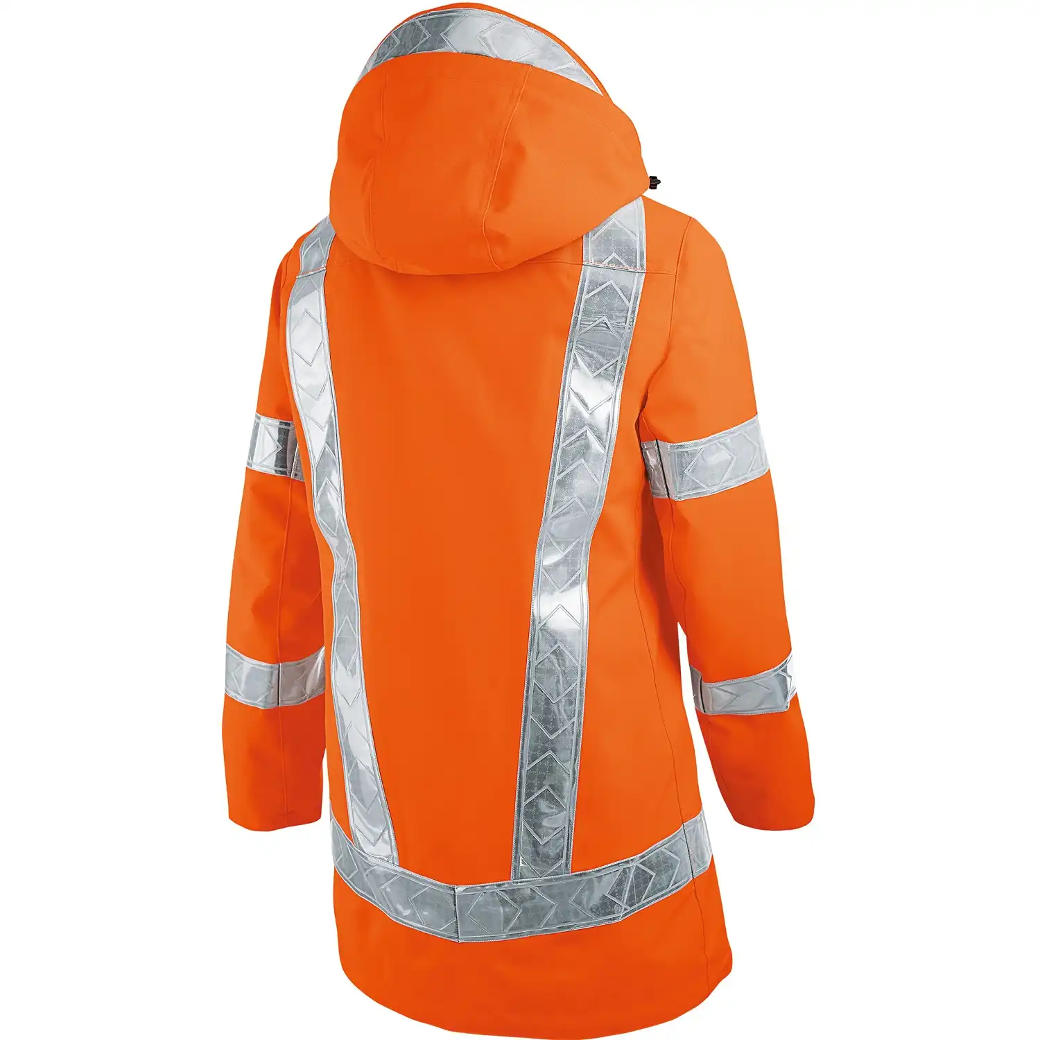Damen Warnschutz Regenjacke "2127-880" Hi-Vis Comfort orange in XL - Thumbnail 2