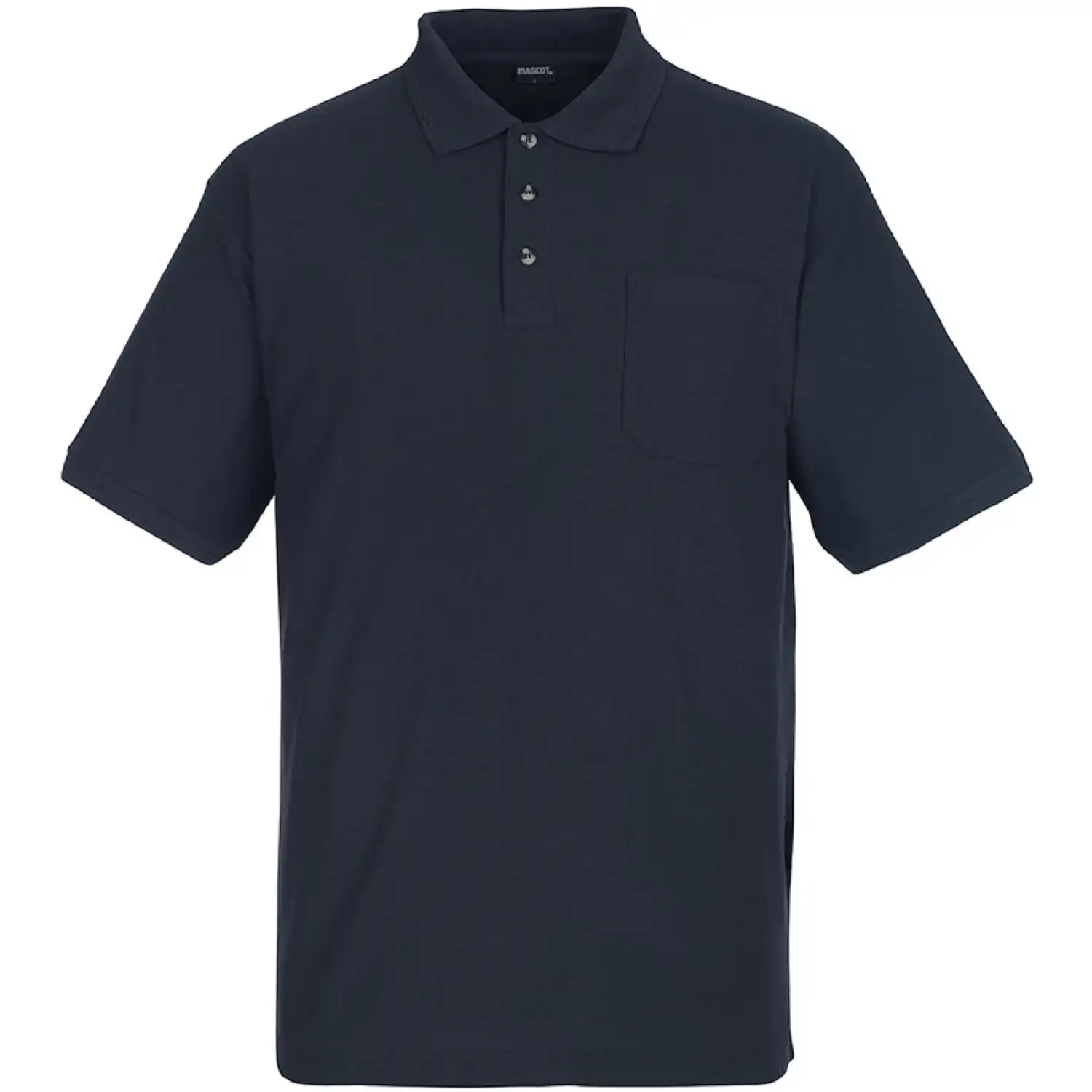 Polo-Shirt "BORNEO" Crossover in schwarzblau, XL - Bild 1