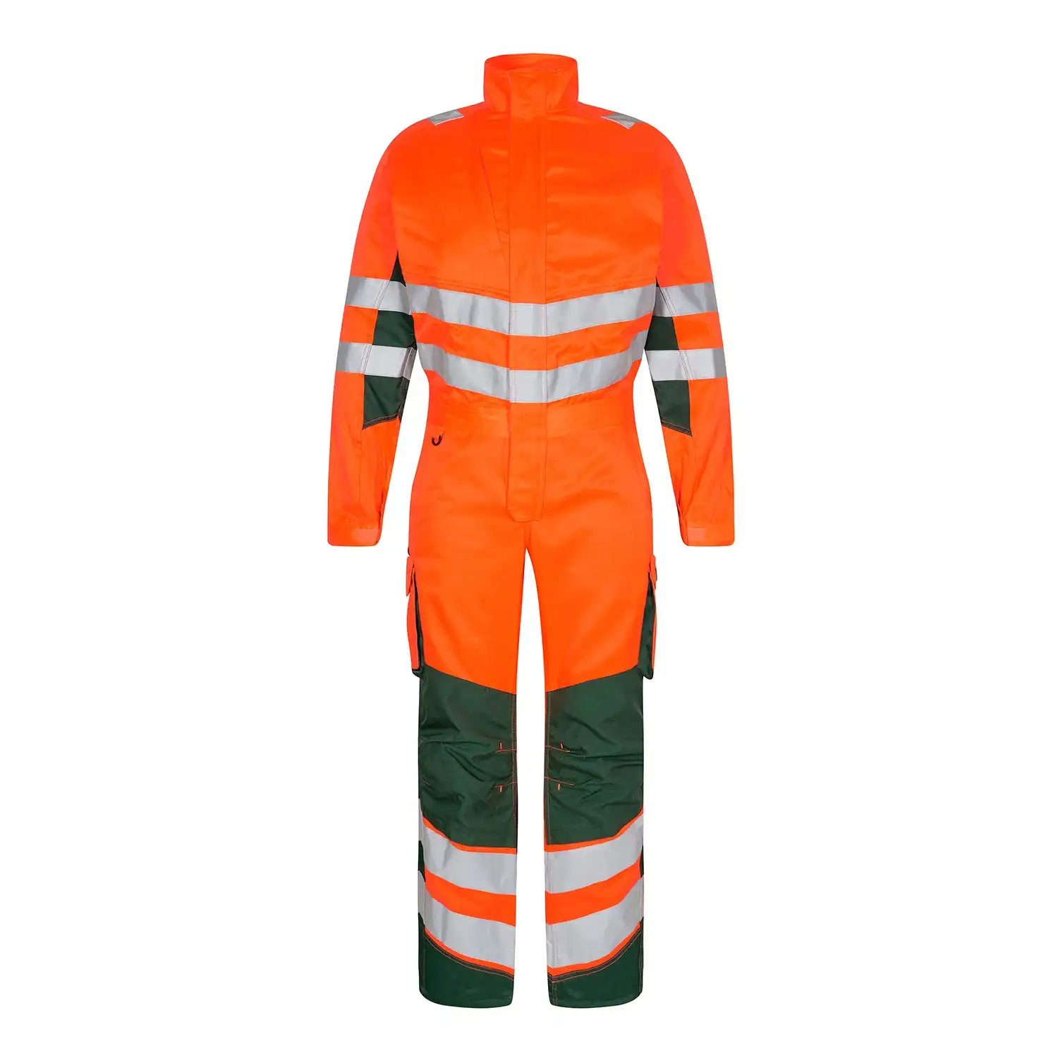 Warnschutz Overall "4545-319" Safety Kl. 3 in orange/grün, L - Thumbnail 1
