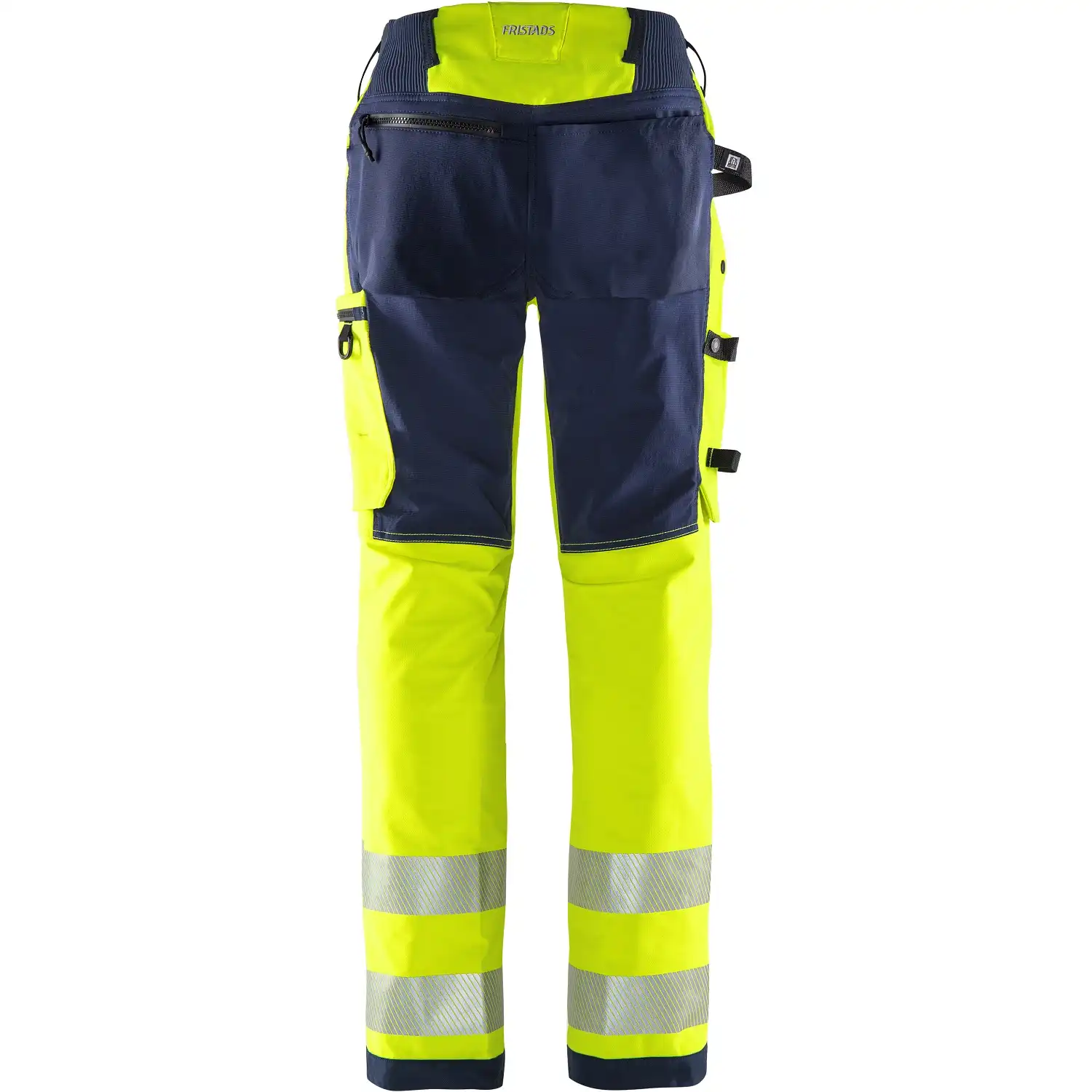 Damen Warnschutz Stretch Bundhose "2665 GSTP" Green Stiby in gelb/marine, R34 - Thumbnail 2