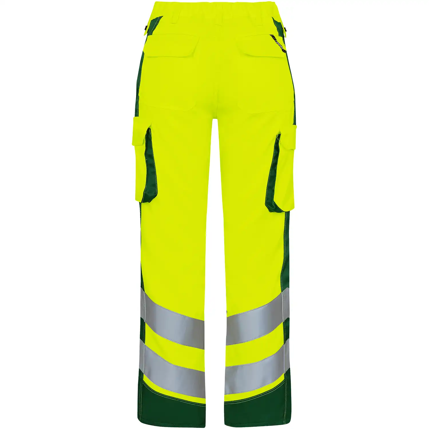 Damen Warnschutz Bundhose "2543-319" Safety Kl. 2 in gelb/grün, 34 - Thumbnail 2