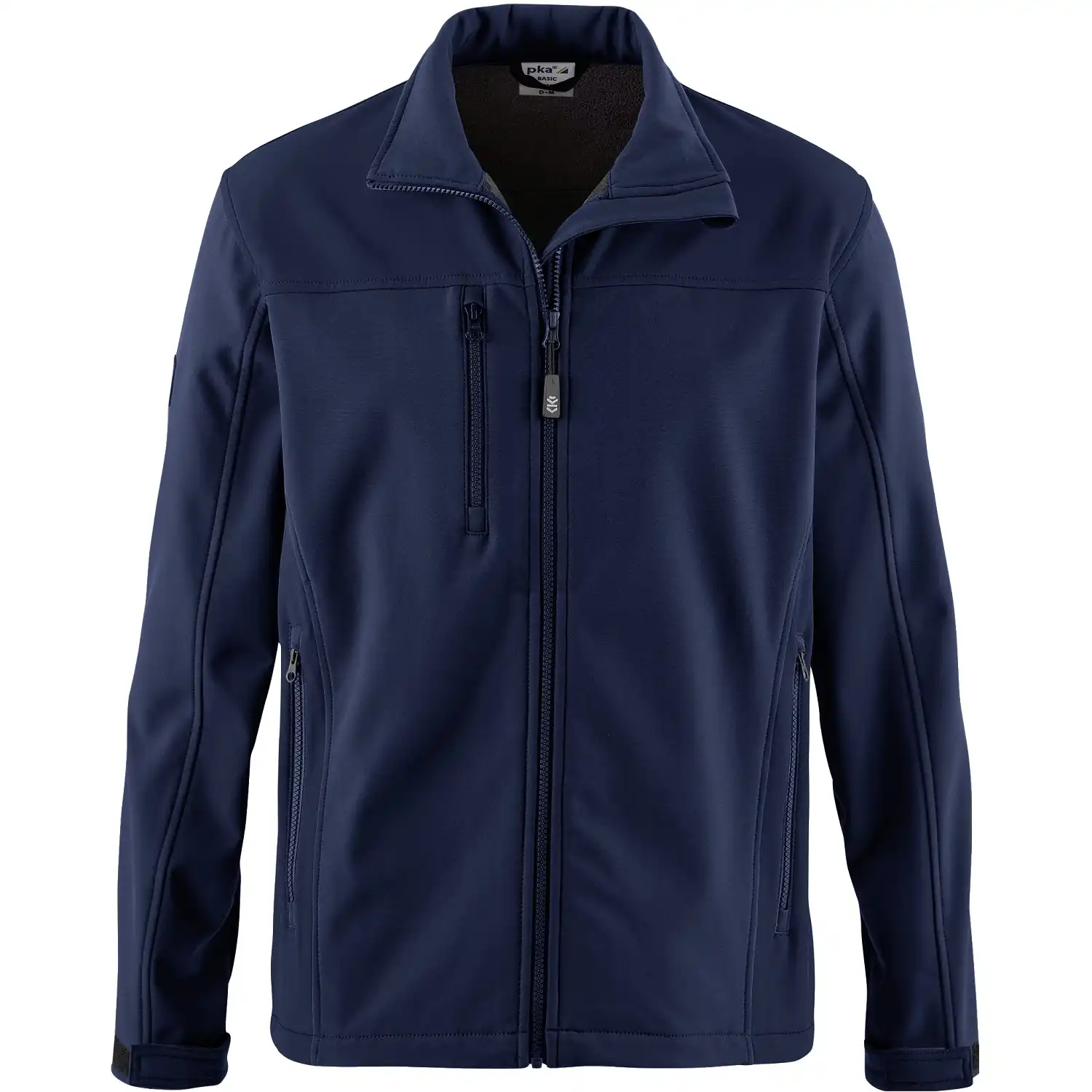 Softshelljacke "BASIC" in hydronblau, L - Thumbnail 1