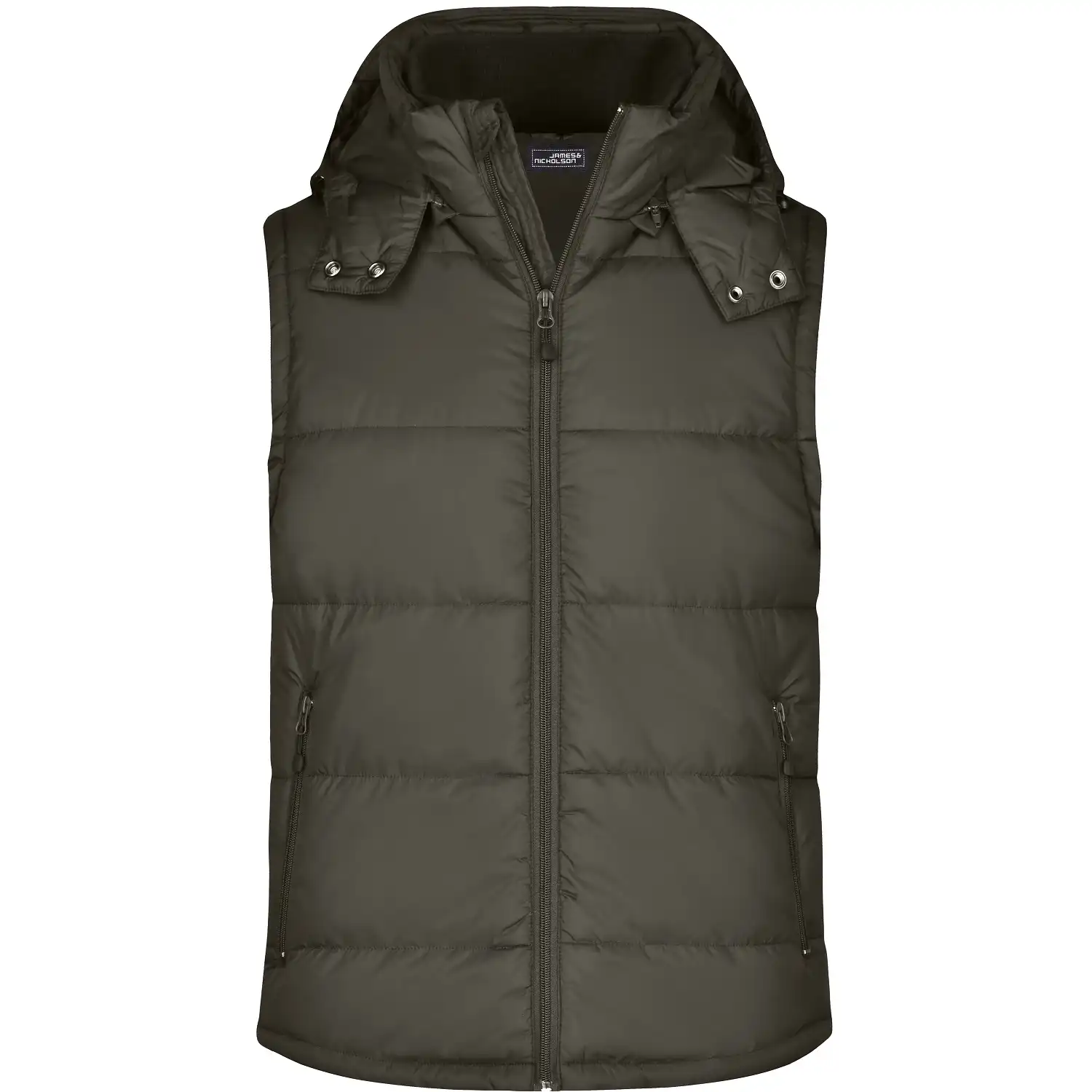 Steppweste "JN1004" in mud, 3XL - Thumbnail 1