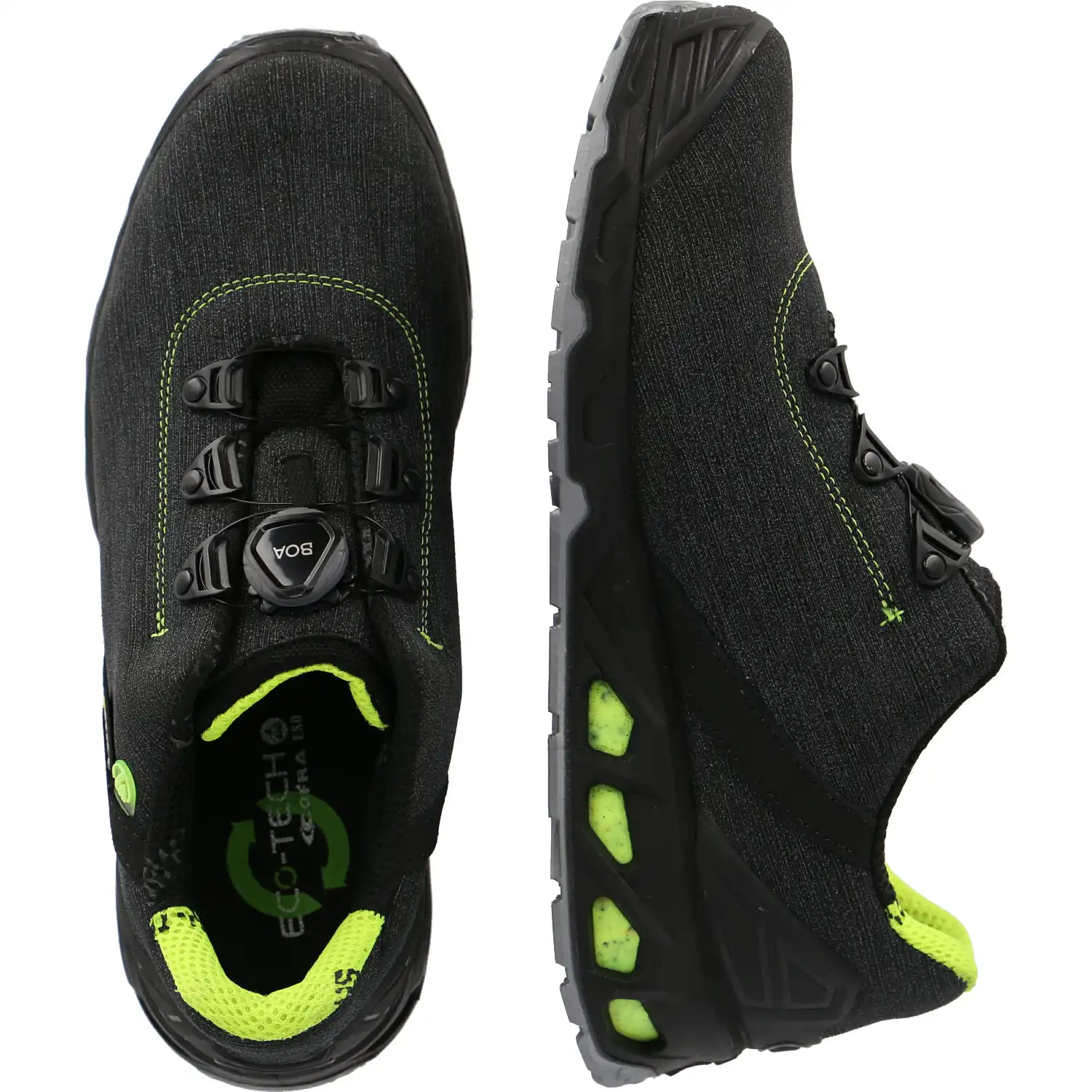 Sicherheitshalbschuhe S3 "LUX" BOA® ESD GREENfit  in 45 - Thumbnail 2