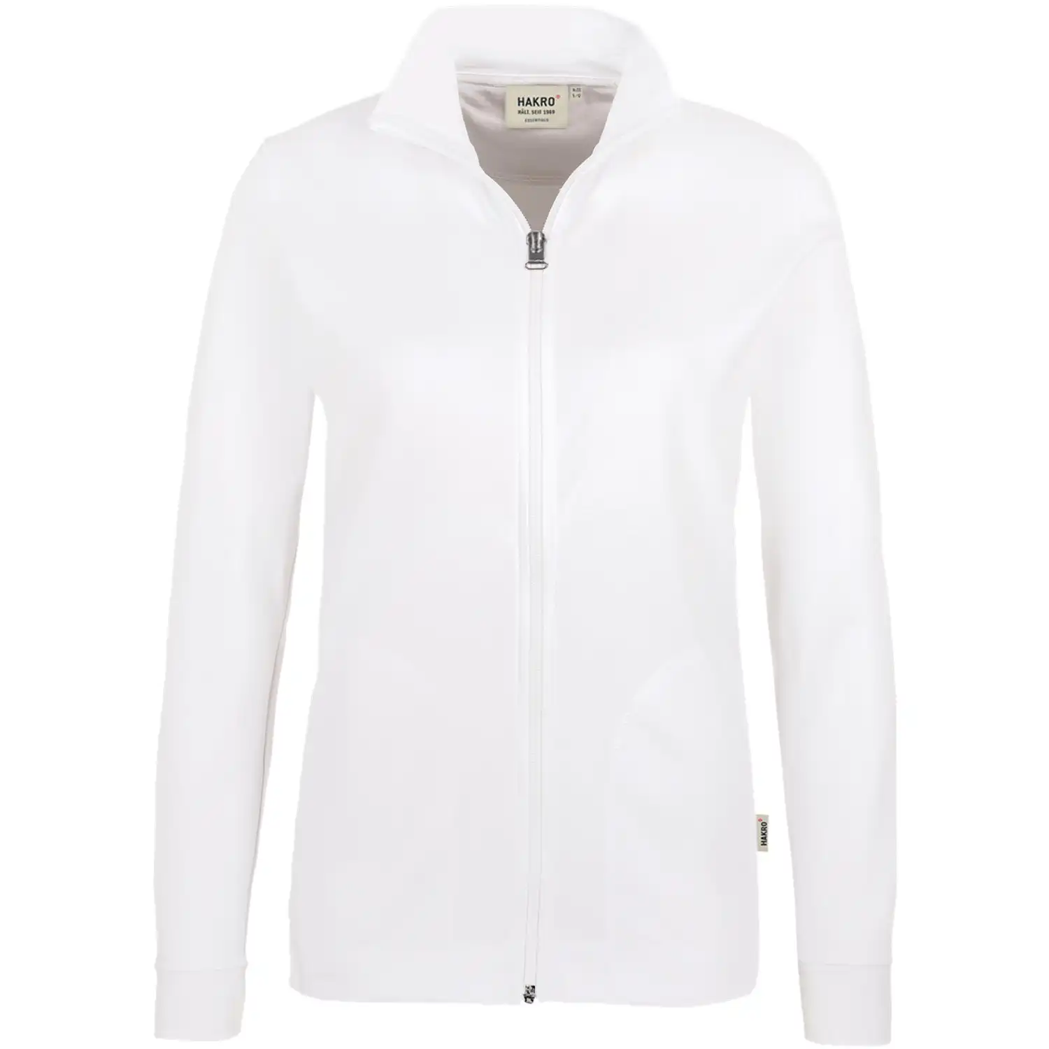 Damen Casual-Jacke "INTERLOCK" 227 in L, Weiß - Bild 1