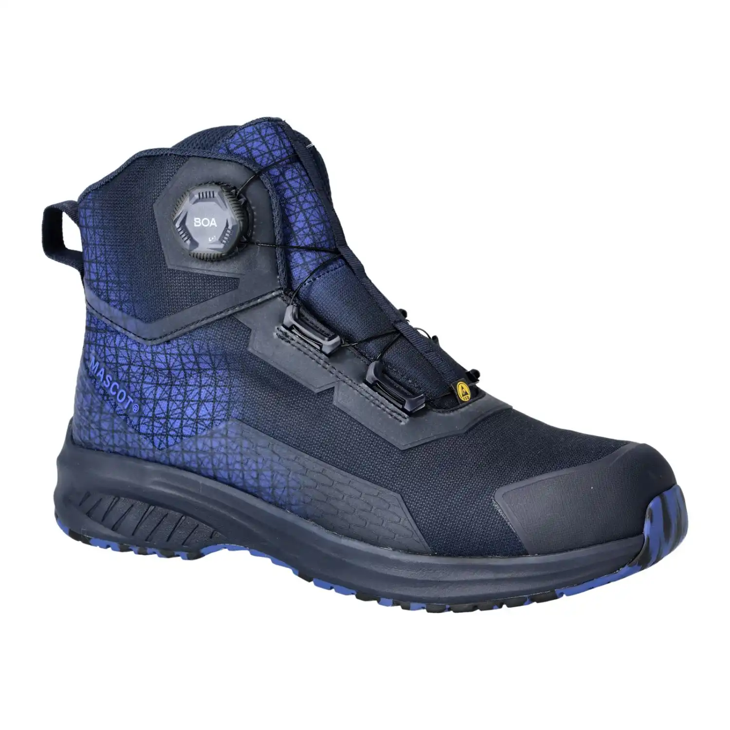 Sicherheitshochschuh S3S "ACCELERATE BOA® Fit System" Schwarzblau/Azurblau in 40 - Thumbnail 2