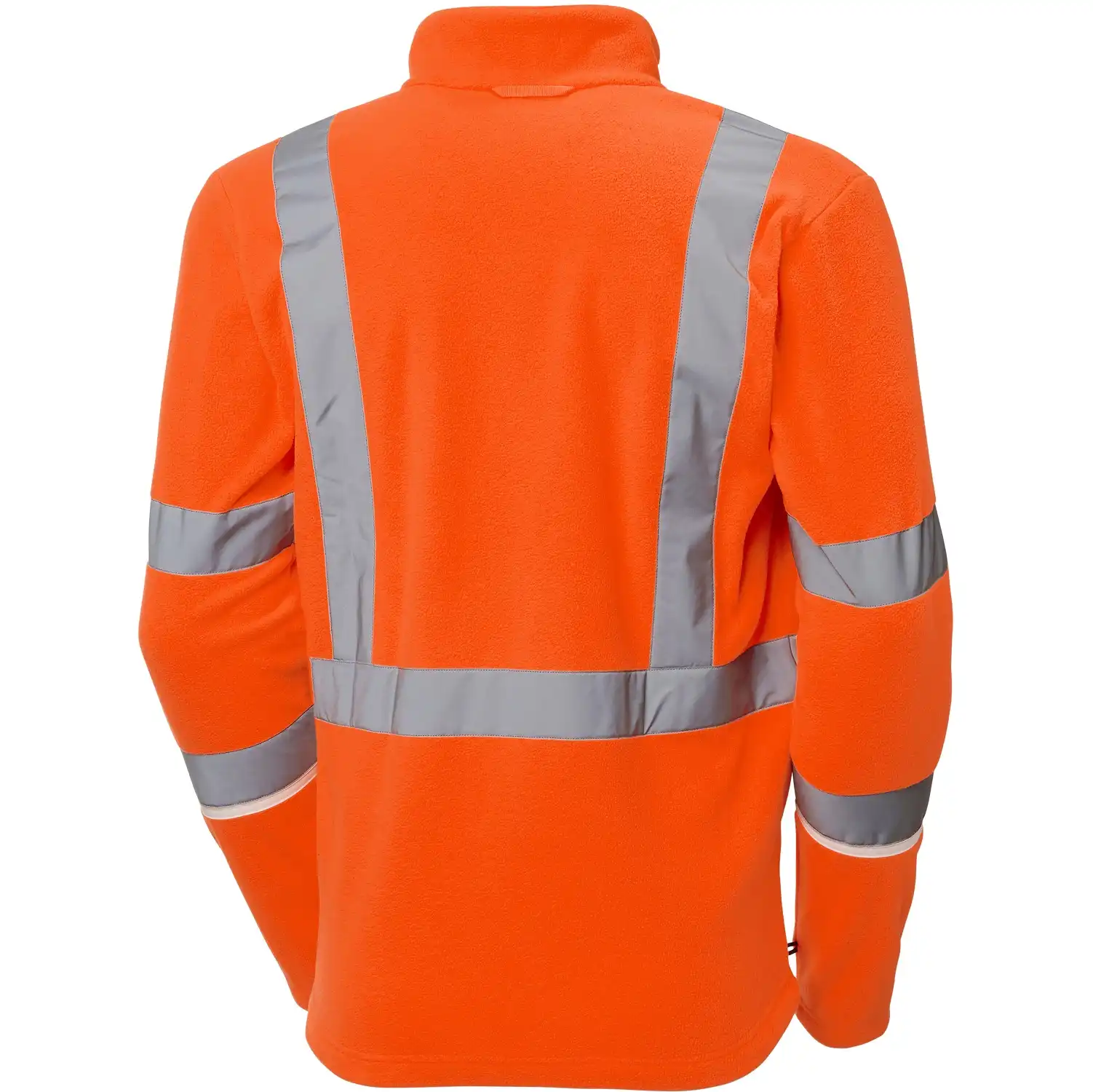 Warnschutz Fleecejacke "UC-ME" Nachtleuchtend in Orange, M - Thumbnail 2