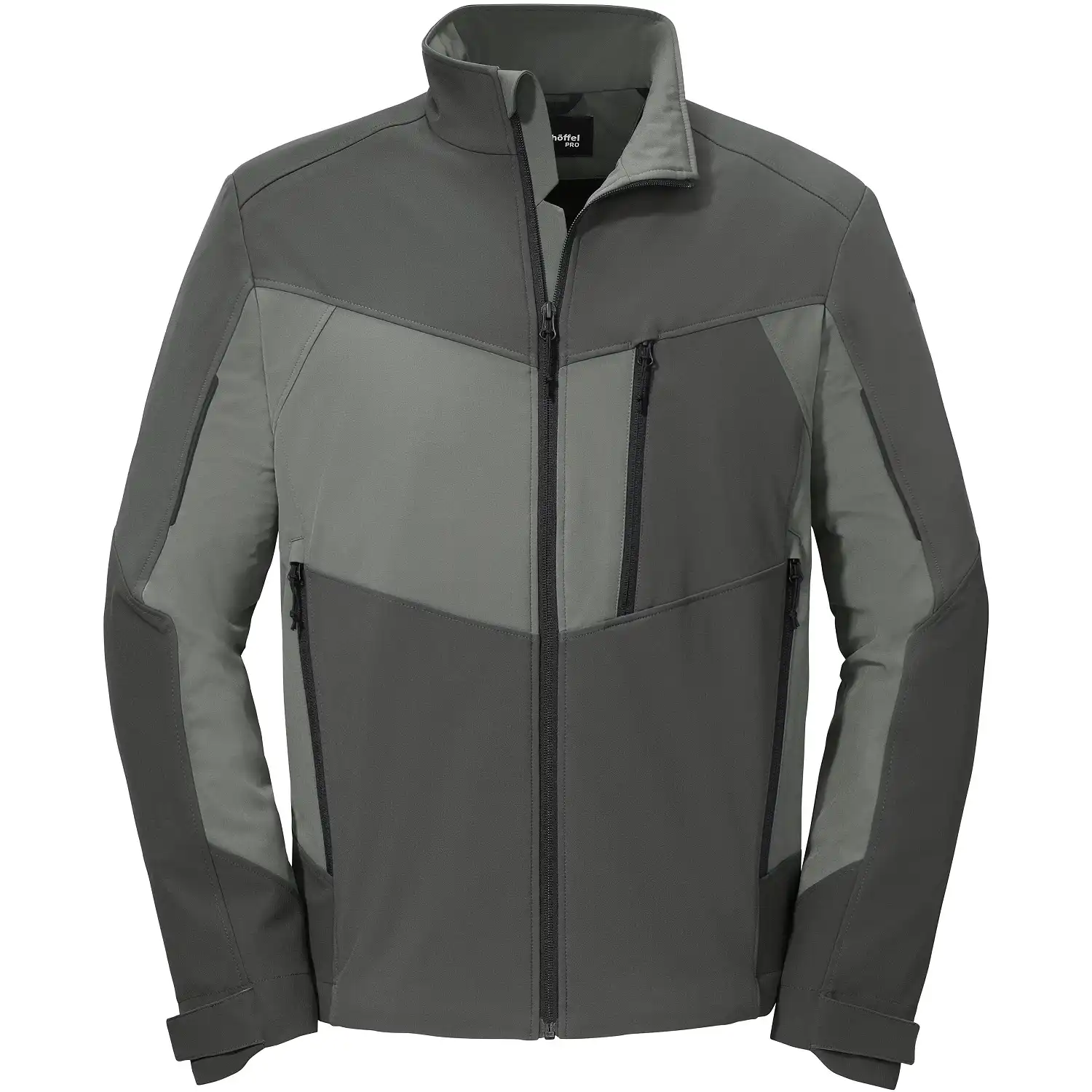 Stretch Softshelljacke "ALLWETTERTALENT" in grau, M - Bild 1