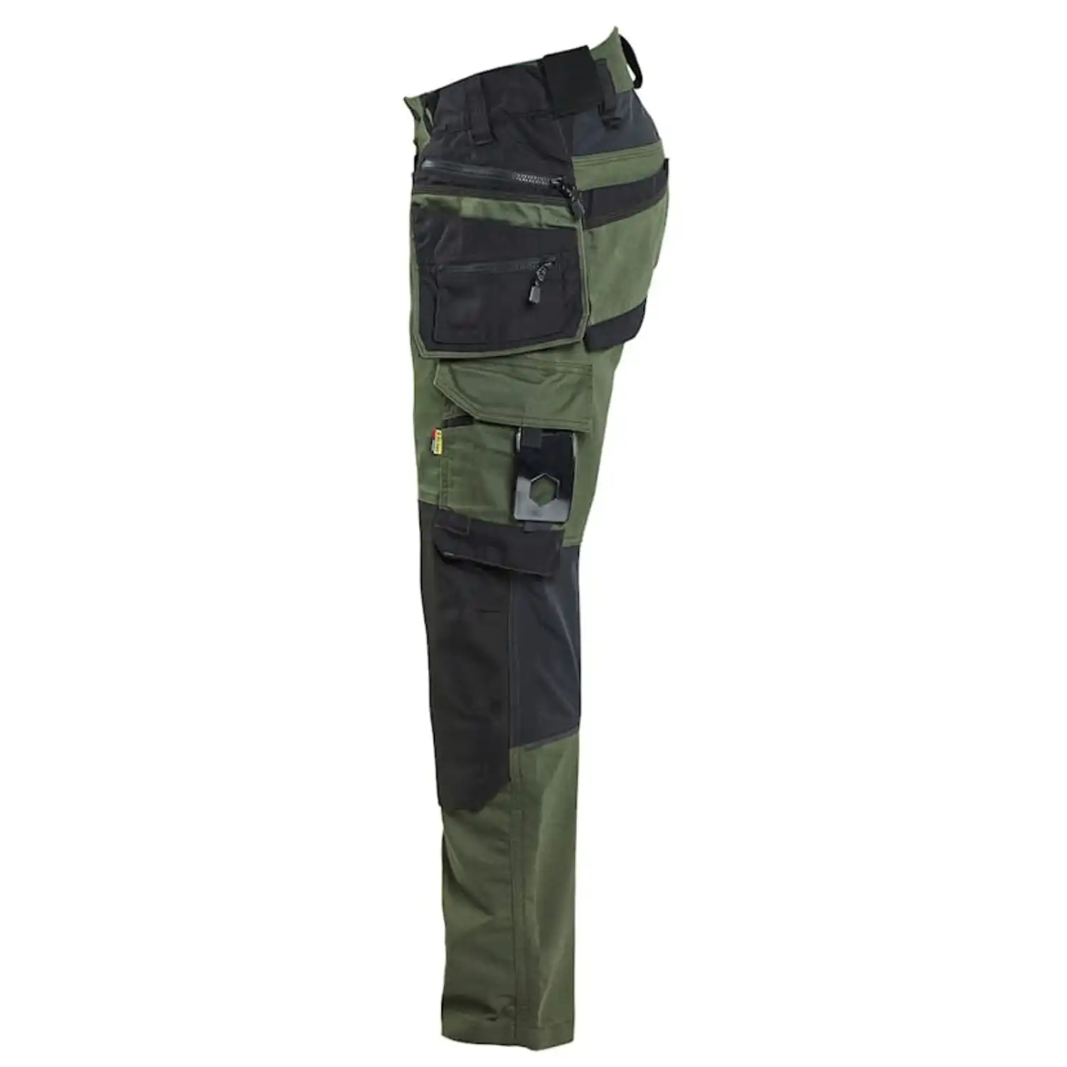 Stretch Handwerkerhose "STRIKER" in waldgrün/schwarz, C44 - Thumbnail 3