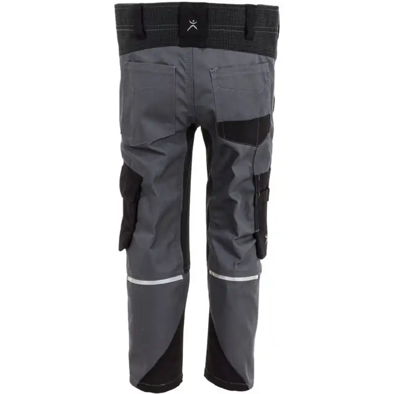 Kinder Stretch-Bundhose "Norit" in schiefer/schwarz, 158/164 - Thumbnail 2