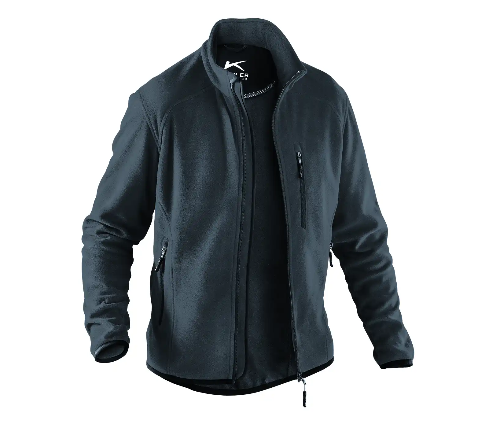 Fleecejacke "1242" WEATHER in anthrazit, XL - Thumbnail 1