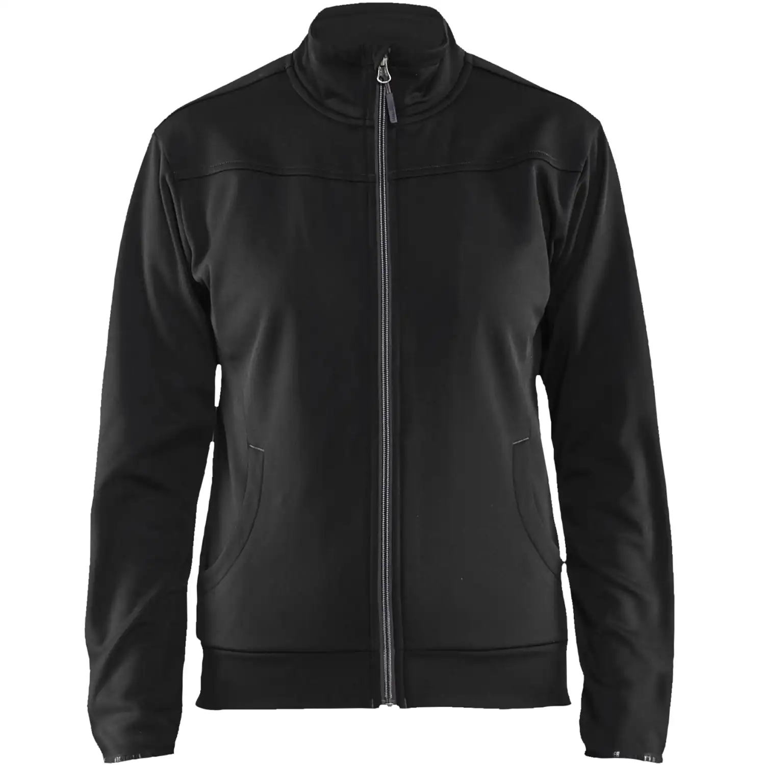 Damen Sweatjacke "3394" in schwarz/dunkelgrau, 3XL - Thumbnail 1