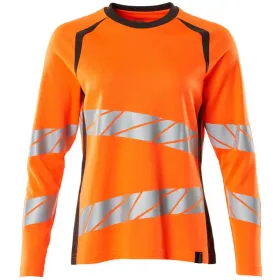 Damen Warnschutz Langarmshirt &quot;ACCELERATE SAFE&quot; UV-Schutz orange/dunkelanthrazit, XS