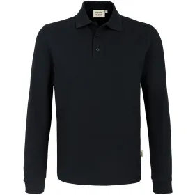Longsleeve-Poloshirt "PERFORMANCE" 815 schwarz, L