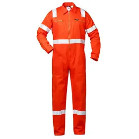 Overall mit Reflexstreifen  Orange, 48